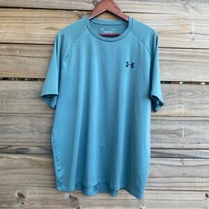 Under Armour The Tech Tee Short Sleeve T-shirt Size Large Bluish Green